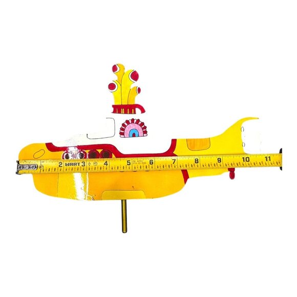 Vintage Beatles Yellow Submarine Metal Wall Art By Judie Bomberger Sculpture - Picture 4 of 6